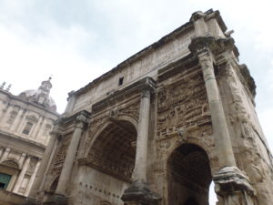 Triumphal arch of Septimius Severus: "See I told you Rome's still got it. up yours Alexander!"